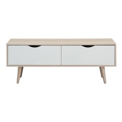 Picture of Osprey Entertainment Unit MDF Oak/White Tauris
