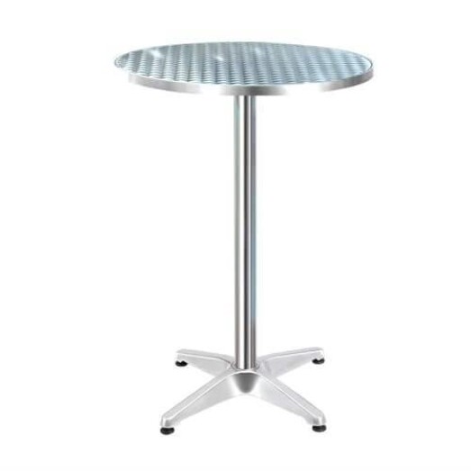 Picture of Outdoor Bar Table Indoor Furniture Adjustable Aluminium Round 70/110cm