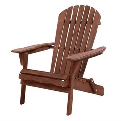 Picture of Outdoor Furniture Beach Chair Wooden Adirondack Patio Lounge Garden
