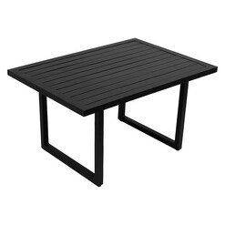 Picture of Outdoor Living Coffee Table Metal Black Homeflex