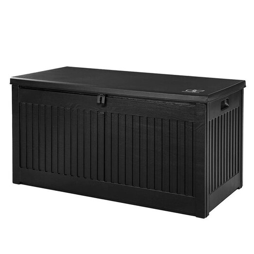 Picture of Outdoor Storage Box Container Garden Toy Indoor Tool Chest Sheds 270L Black
