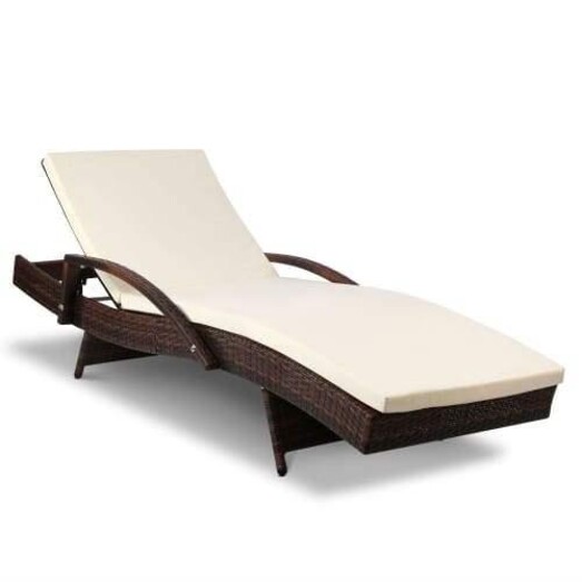Picture of Outdoor Sun Lounge - Brown Picture of Outdoor Sun Lounge - Brown