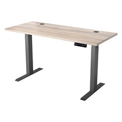 Picture of Owen Timber Sit/Stand Desk Size 150cm in Black by Iniko