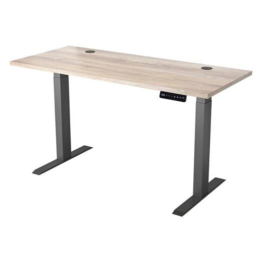Picture of Owen Timber Sit/Stand Desk Size 150cm in Black by Iniko