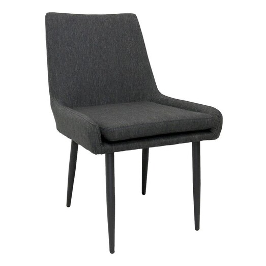 Picture of Ozkar Set of 2 Outdoor Dining Chairs in Black by Homeflex