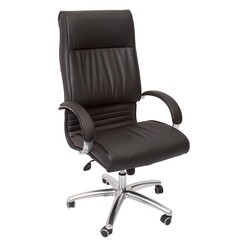 Picture of Padded Faux Leather Executive Chair Black Rapidline
