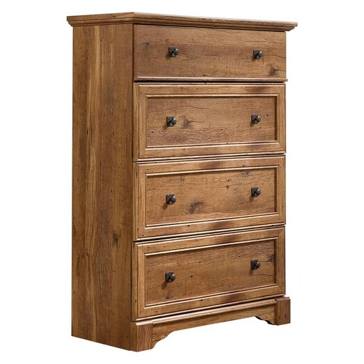 Picture of Palladia Chest of 4 Drawers Chipboard Vintage Oak U.S Designs