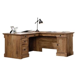 Picture of Palladia L-Shaped Desk Chipboard Vintage Oak U.S Designs