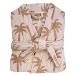 Picture of Palm Cotton Beach Robe in Mustard by Bambury