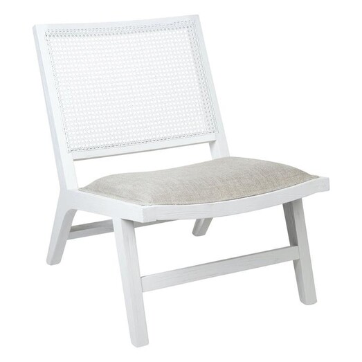 Picture of Palmer Rattan & Linen Occasional Chair Oak Assorted CAFE Lighting & Living