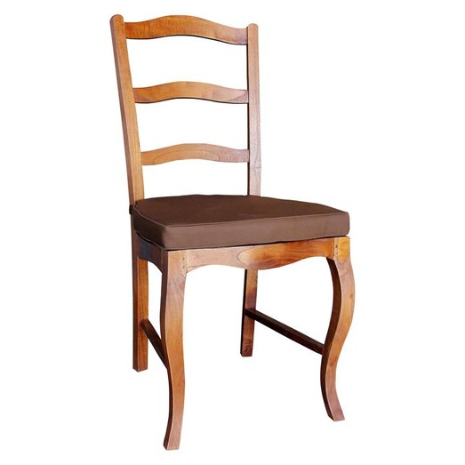 Picture of Papara Timber Cushioned Dining Chair Cedar Pecan Kayu Estate Picture of Papara Timber Cushioned Dining Chair Cedar Pecan Kayu Estate