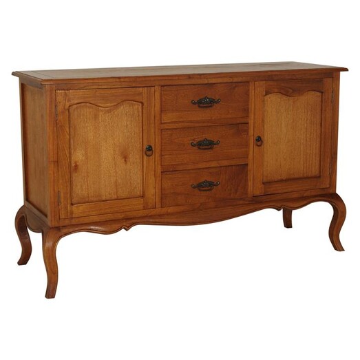 Picture of Papara Timber Sideboard in Light Brown by Kayu Estate