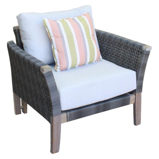 Picture of Paradise Outdoor Armchair Wood Brown QFurniture Picture of Paradise Outdoor Armchair Wood Brown QFurniture