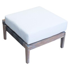 Picture of Paradise Outdoor Ottoman Wood Brown QFurniture