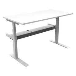 Picture of Paramount Single Height Adjustable Table Melamine Assorted Rapidline