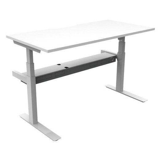 Picture of Paramount Single Height Adjustable Table Melamine Assorted Rapidline Picture of Paramount Single Height Adjustable Table Melamine Assorted Rapidline