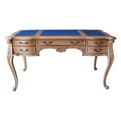 Picture of Paris Desk in Weathered Oak by Hudson Furniture