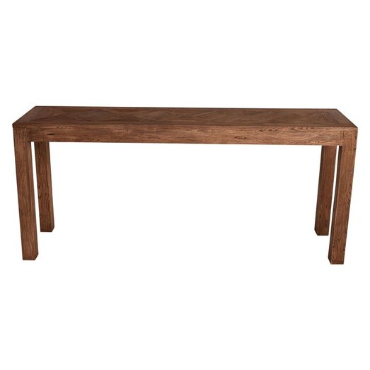 Picture of Parquet Recycled Timber Console Table Elm Light Brown Alliance Furniture