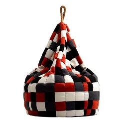 Picture of Patchwork Outdoor Bean Bag Fabric Assorted Furniture Runway