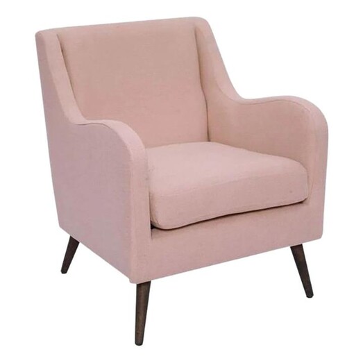 Picture of Patrice Linen Armchair Fabric Dusty Pink Regal Royal Design