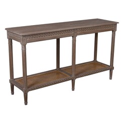 Picture of Paulani Long Console Table in Oak by Dasch Design