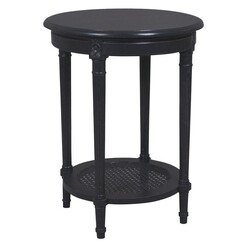 Picture of Paulani Round Side Table in Black by Dasch Design