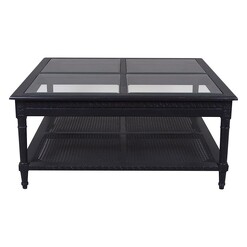 Picture of Paulani Square Coffee Table in Black by Dasch Design