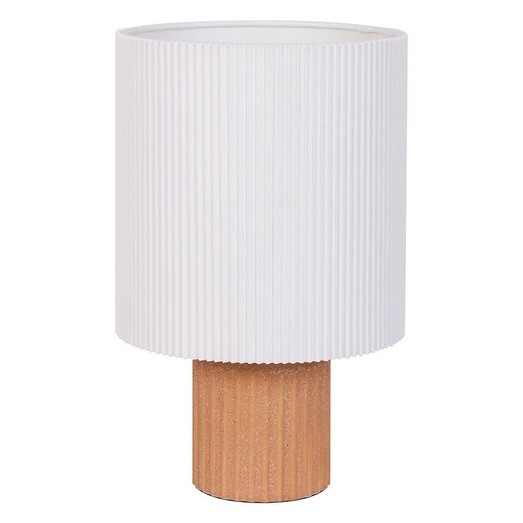 Picture of Pavillion Table Lamp in Coral/White by Amalfi