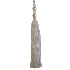 Picture of Pearl Top Tassel, Cream Polyester Butler Co