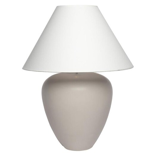 Picture of Picasso Linen Table Lamp in Light Grey by CAFE Lighting & Living
