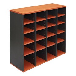 Picture of Pigeon 20 Hole Storage Unit Melamine Assorted Rapidline