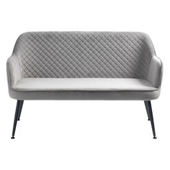 Picture of Piper 2 Seater Velvet Sofa in Grey by Iniko