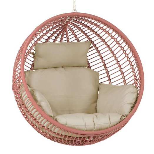 Picture of Pirozzi Woven Hanging Chair, Without Base in Brown by Vida & Co.