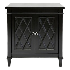 Picture of Plantation 2 Door Cabinet MDF Black CAFE Lighting & Living