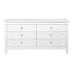Picture of Plantation Chest of Drawers MDF White CAFE Lighting & Living