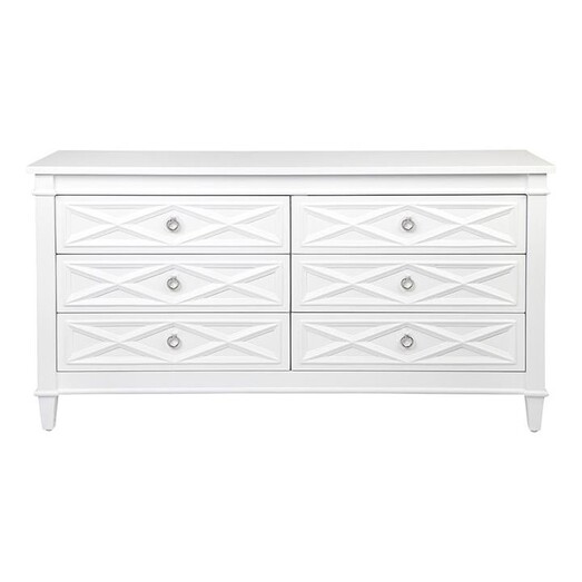 Picture of Plantation Chest of Drawers MDF White CAFE Lighting & Living Picture of Plantation Chest of Drawers MDF White CAFE Lighting & Living