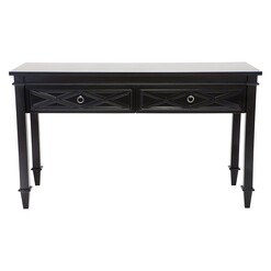 Picture of Plantation Console Table, Black MDF CAFE Lighting & Living