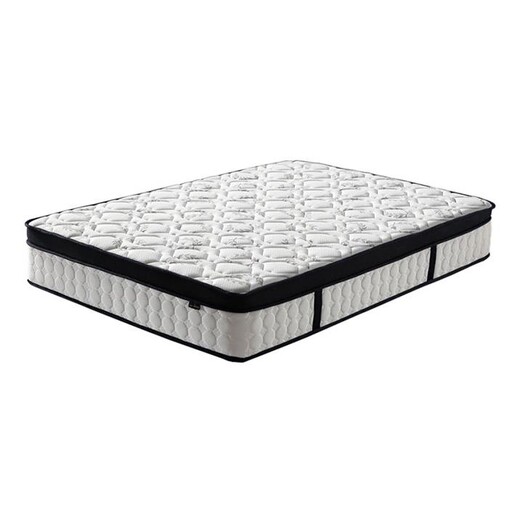 Picture of Plush Euro Pocket Spring Latex Mattress Fabric Navy/White Regal Royal Design Picture of Plush Euro Pocket Spring Latex Mattress Fabric Navy/White Regal Royal Design