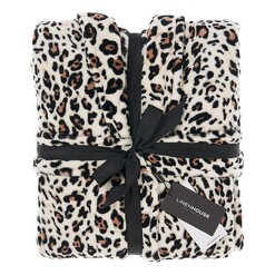 Picture of Plush Leopard Kids Robe Size Medium in 17032 by Hiccups