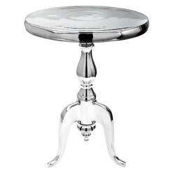 Picture of Polished Metal Side Table Aluminium Silver Casa Uno
