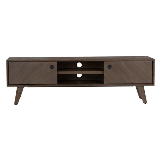 Picture of Pollard Entertainment Unit Acacia Woodline Mocha Iniko