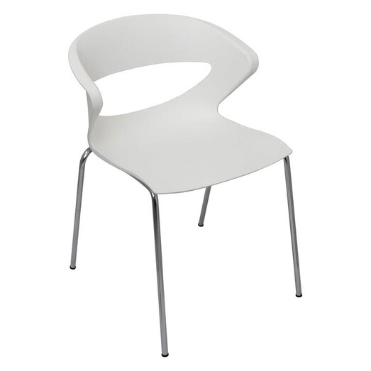Picture of Poly Chair with Chrome Legs Plastic Assorted Rapidline