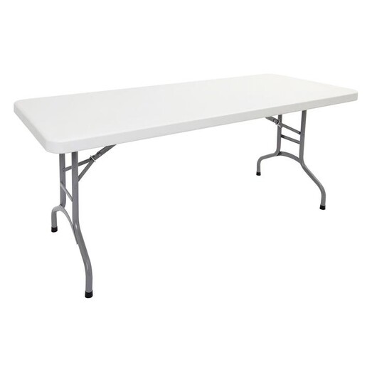 Picture of Poly Folding Table Plastic White Rapidline