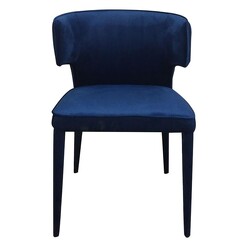 Picture of Portofino Velvet Dining Chair in Navy by Future Classics Furniture
