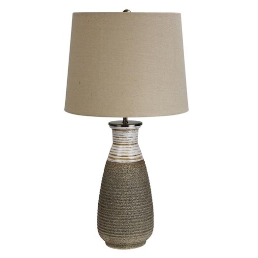 Picture of Potton Table Lamp in Brown by Oriel Lighting