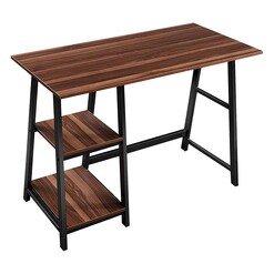 Picture of Pramiya Writing Desk in Brown by HEQS