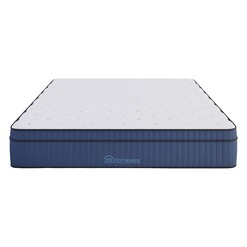 Picture of Premium Euro Pocket Spring 5-Zone Zero Disturbance Mattress Fabric White/Blue 360Homeware