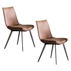 Picture of Pretko Dining Chair (Set of 2) Faux Leather Assorted Castle Road Interiors