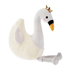 Picture of Pretty Swan Novelty Cushion in White by Linen House Kids
