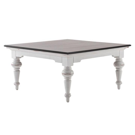 Picture of Provence Coffee Table Wood White/Brown Nova Solo
